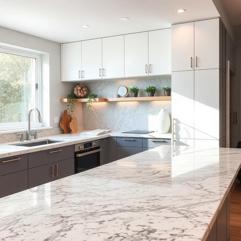 Countertop project from the Black Gold Flooring portfolio